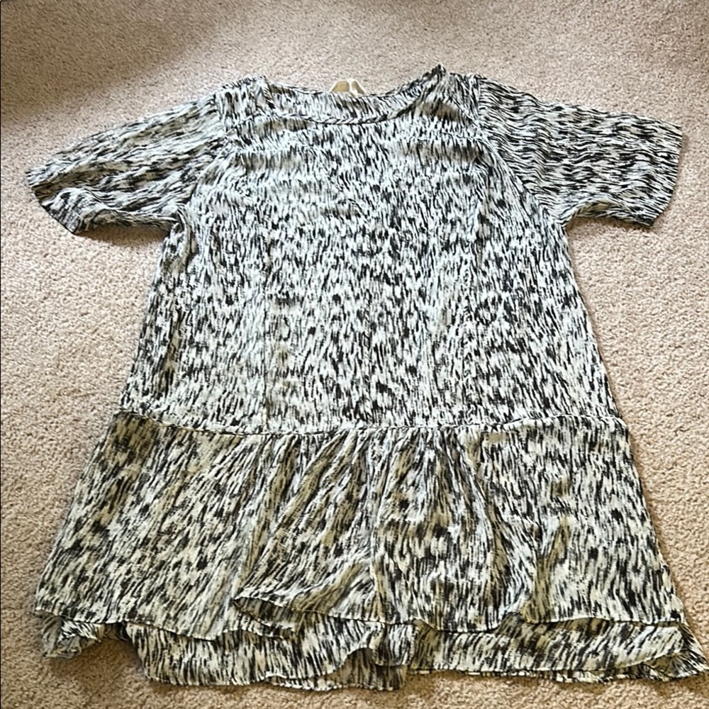 Women’s Vince Camuto Sheer Patterned Dress size Large L